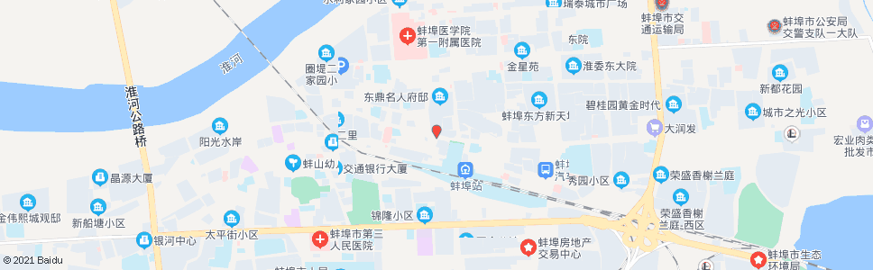 蚌埠火车站(凤阳路)_公交站地图_蚌埠公交_妙搜公交查询2024