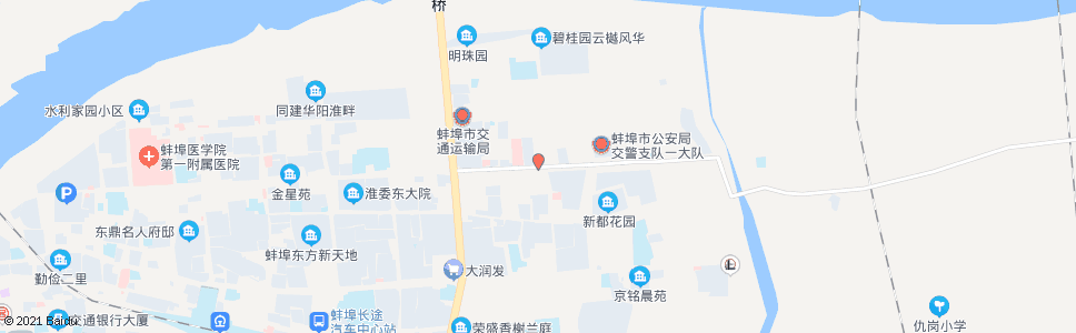 蚌埠治淮路珠城路_公交站地图_蚌埠公交_妙搜公交查询2024