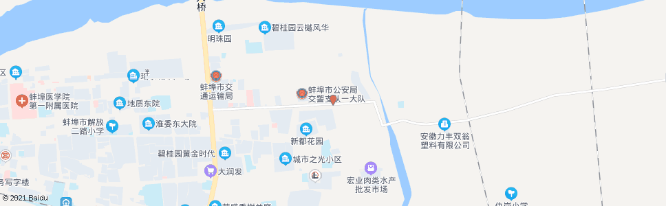 蚌埠治淮路龙河路_公交站地图_蚌埠公交_妙搜公交查询2024