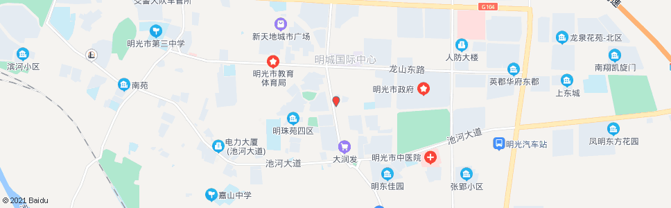 滁州银光大酒店_公交站地图_滁州公交_妙搜公交查询2024