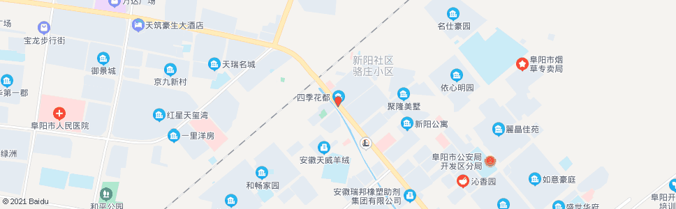 阜阳京九丝绸南区_公交站地图_阜阳公交_妙搜公交查询2025