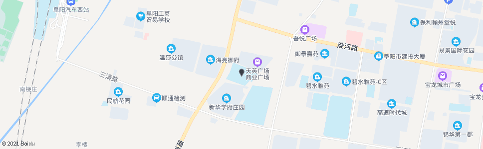 阜阳工业经济学校_公交站地图_阜阳公交_妙搜公交查询2025