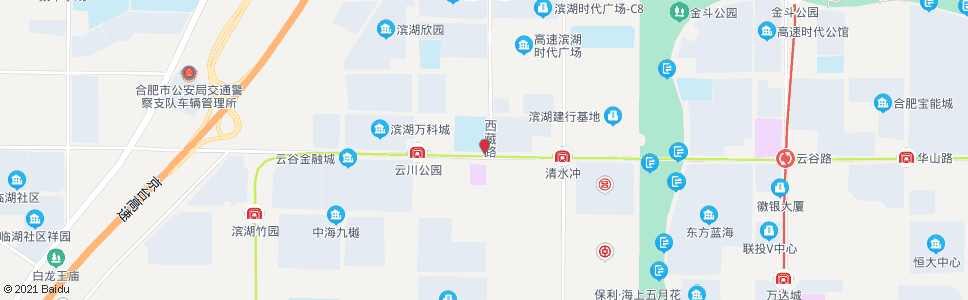 合肥云西路口_公交站地图_合肥公交_妙搜公交查询2024