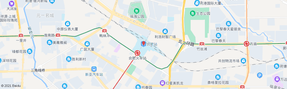 合肥停靠站(濛河路兴旺路)_公交站地图_合肥公交_妙搜公交查询2024