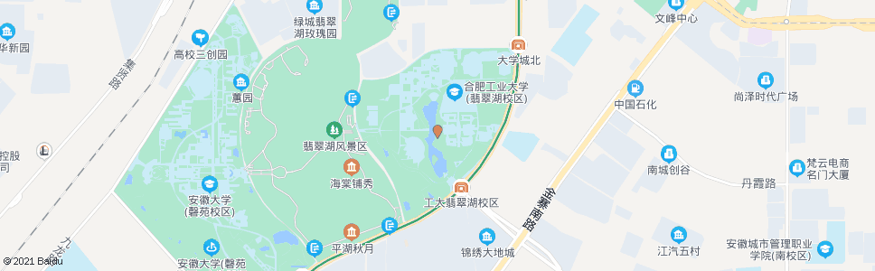 合肥大学城_公交站地图_合肥公交_妙搜公交查询2024