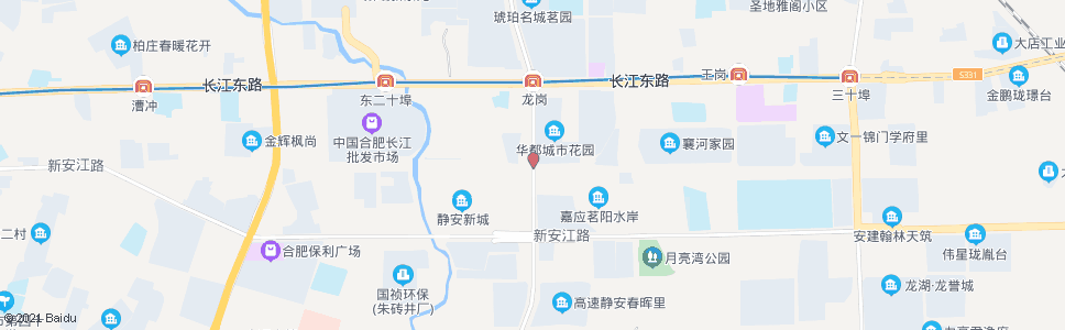 合肥店岗_公交站地图_合肥公交_妙搜公交查询2024