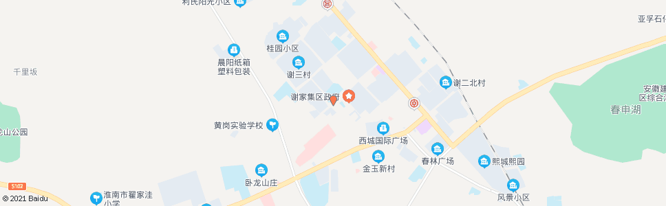 淮南毛家饭店(芳草园)_公交站地图_淮南公交_妙搜公交查询2024