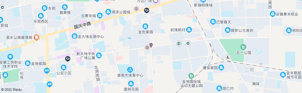 淮南淮舜南路(朝阳东路)_公交站地图_淮南公交_妙搜公交查询2024