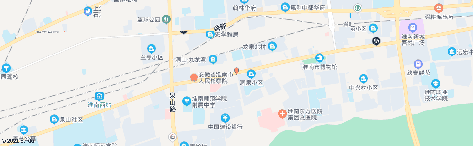 淮南铁路新村_公交站地图_淮南公交_妙搜公交查询2024