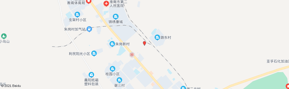 淮南红建村_公交站地图_淮南公交_妙搜公交查询2024