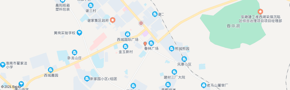 淮南庙岗_公交站地图_淮南公交_妙搜公交查询2024