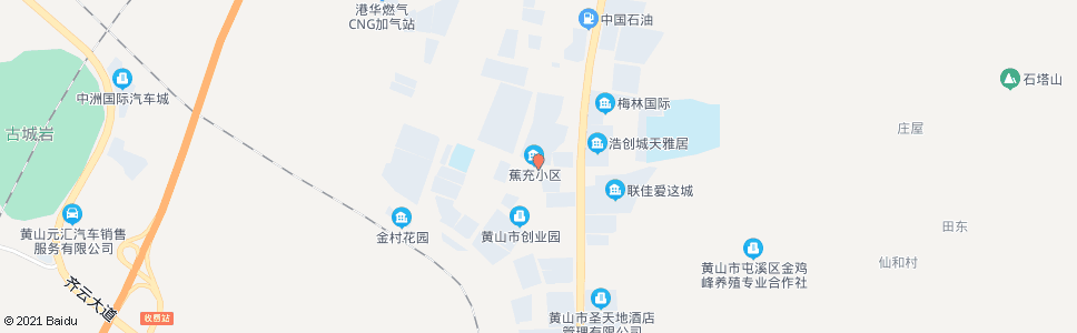 黄山蕉充村_公交站地图_黄山公交_妙搜公交查询2024