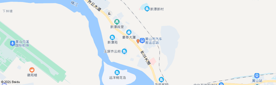 黄山汽车站站前广场_公交站地图_黄山公交_妙搜公交查询2024