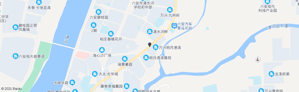 六安清水河街道_公交站地图_六安公交_妙搜公交查询2024