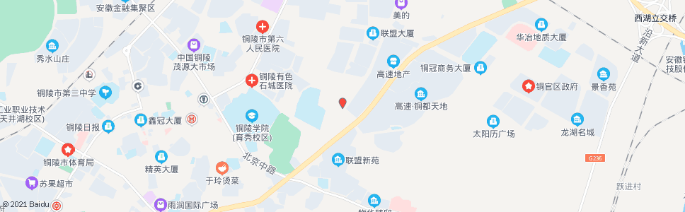 铜陵中南建材市场_公交站地图_铜陵公交_妙搜公交查询2024