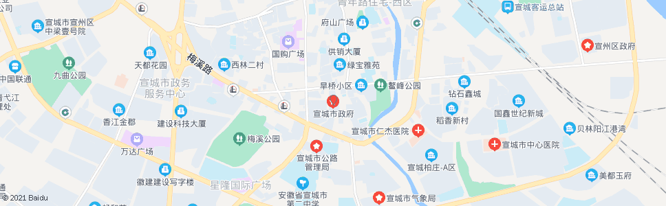 宣城市政府_公交站地图_宣城公交_妙搜公交查询2024