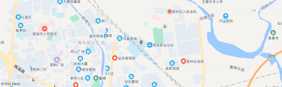 宣城团结路_公交站地图_宣城公交_妙搜公交查询2024