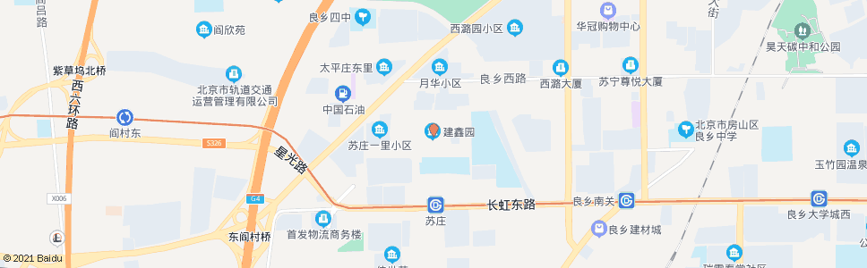 北京苏庄村_公交站地图_北京公交_妙搜公交查询2024