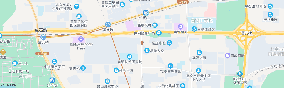 北京杨庄路西口_公交站地图_北京公交_妙搜公交查询2024