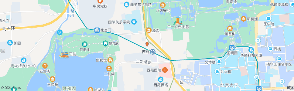 北京北苑路口西_公交站地图_北京公交_妙搜公交查询2024