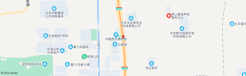 北京庞各庄饭店_公交站地图_北京公交_妙搜公交查询2024