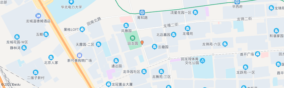 北京回龙园_公交站地图_北京公交_妙搜公交查询2024