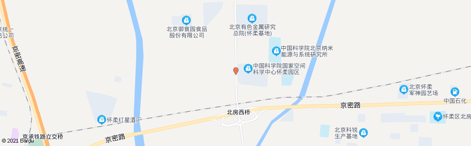 北京京密北二街中路_公交站地图_北京公交_妙搜公交查询2024