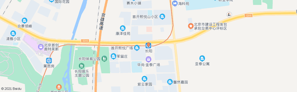 北京长阳路口_公交站地图_北京公交_妙搜公交查询2024
