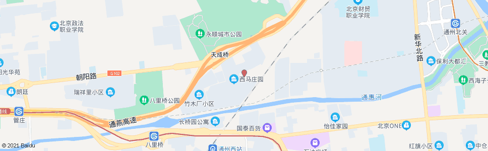 北京西马庄小学路口_公交站地图_北京公交_妙搜公交查询2024