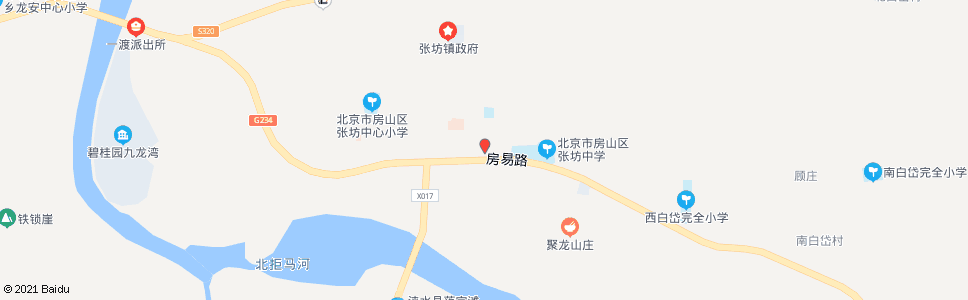 北京张坊村_公交站地图_北京公交_妙搜公交查询2024