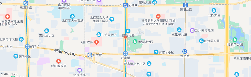 北京白家庄_公交站地图_北京公交_妙搜公交查询2024