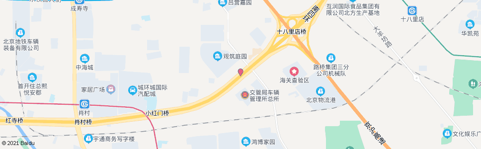 北京十八里店南桥_公交站地图_北京公交_妙搜公交查询2024