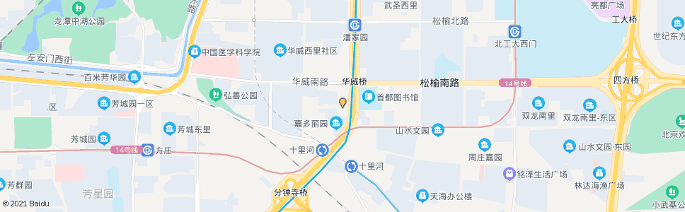 北京十里河(京瑞大厦)_公交站地图_北京公交_妙搜公交查询2024