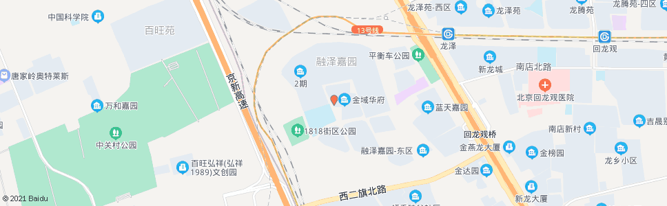 北京金域华府西门_公交站地图_北京公交_妙搜公交查询2024