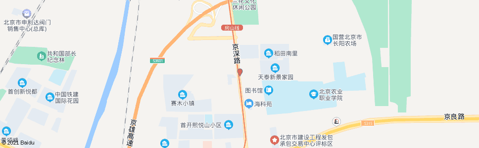 北京长阳镇温馨家园_公交站地图_北京公交_妙搜公交查询2024