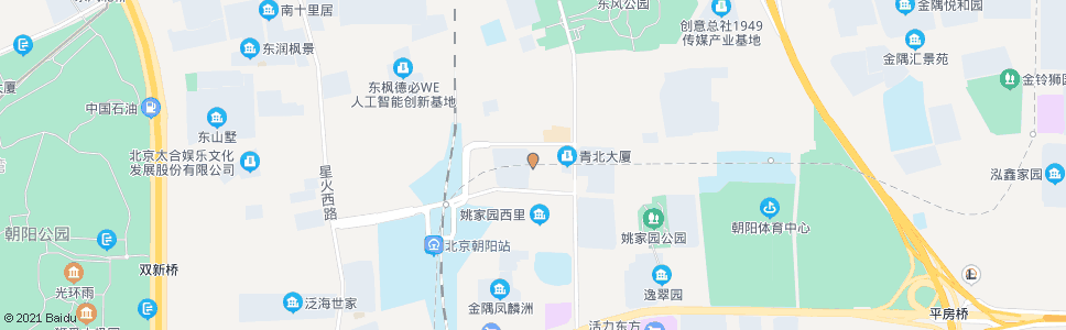 北京姚家园西里中路_公交站地图_北京公交_妙搜公交查询2024