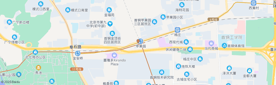 北京地铁果园站_公交站地图_北京公交_妙搜公交查询2024