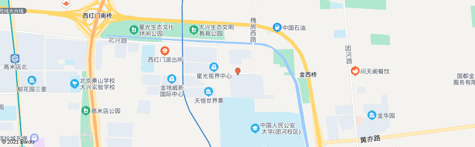 北京金西路西口_公交站地图_北京公交_妙搜公交查询2025