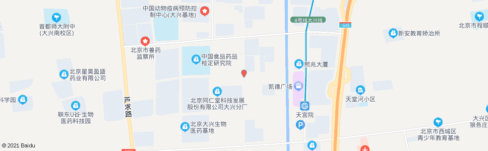 北京天荣街南站_公交站地图_北京公交_妙搜公交查询2025