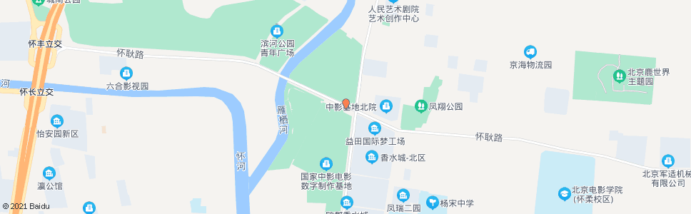 北京中影基地_公交站地图_北京公交_妙搜公交查询2024