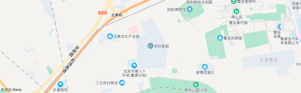 北京京旺家园中街南口_公交站地图_北京公交_妙搜公交查询2024