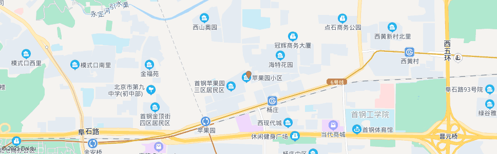 北京苹果园小区_公交站地图_北京公交_妙搜公交查询2024