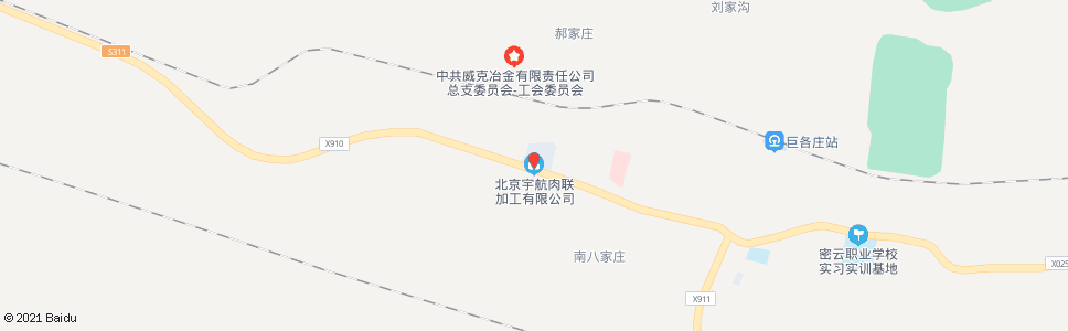 北京巨各庄镇霍各庄(密兴路旧线支线)_公交站地图_北京公交_妙搜公交查询2024