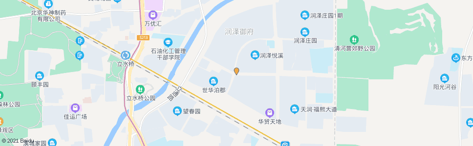 北京水岸南街西口_公交站地图_北京公交_妙搜公交查询2024