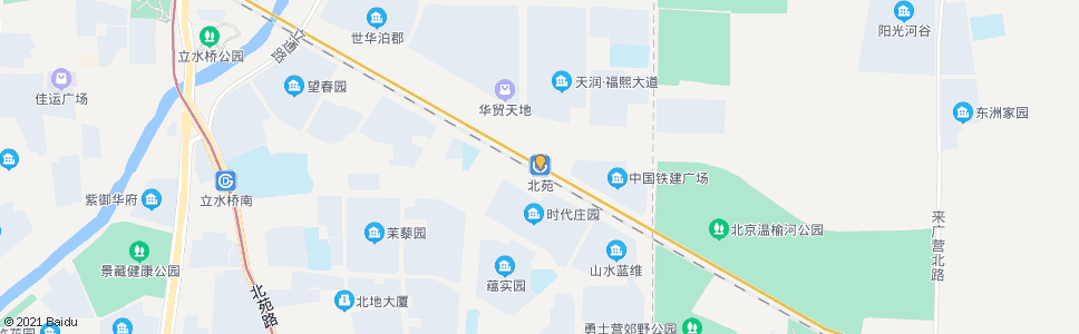 北京北苑站_公交站地图_北京公交_妙搜公交查询2024