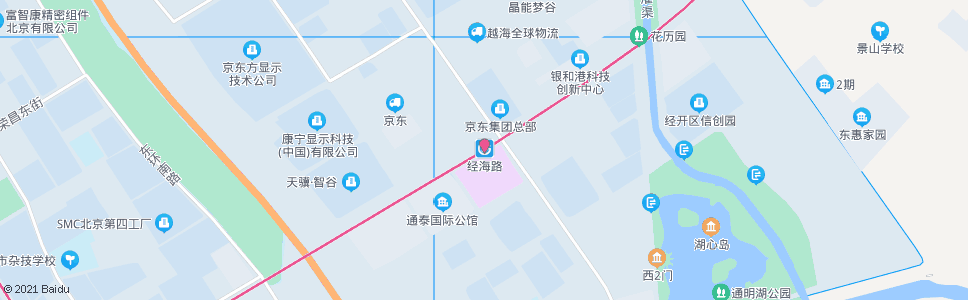 北京地铁经海路站_公交站地图_北京公交_妙搜公交查询2024