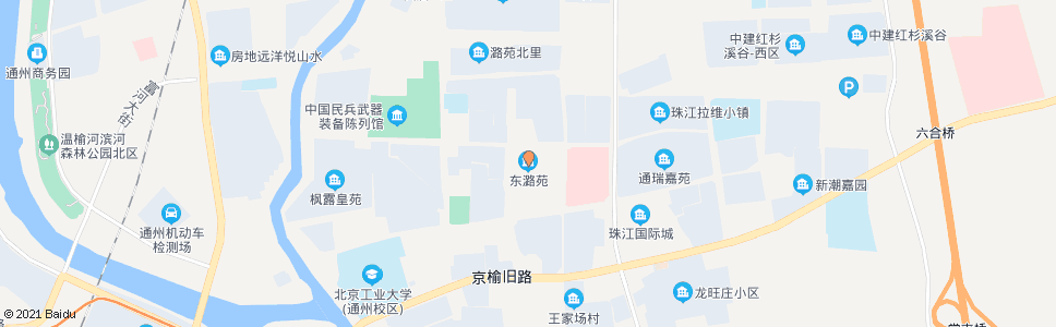 北京潞苑东路路口南_公交站地图_北京公交_妙搜公交查询2024