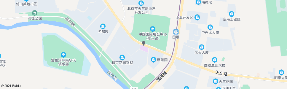 北京国展新馆_公交站地图_北京公交_妙搜公交查询2024