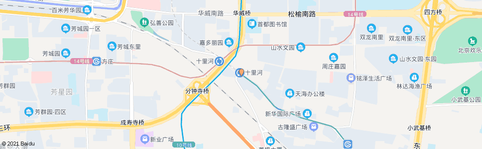 北京十里河桥东_公交站地图_北京公交_妙搜公交查询2024