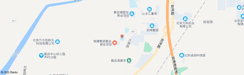 北京窦店中心小学_公交站地图_北京公交_妙搜公交查询2024